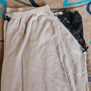 dusty pink coquette pajama pants